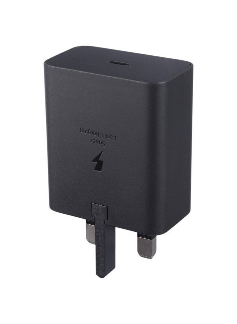 محول طاقة USB-C بقوة 45 واط للشحن السريع مع كابل Type-C 5 أمبير بطول 1.8 متر | شاحن فائق السرعة للأجهزة المتوافقة | أسود - Image 3
